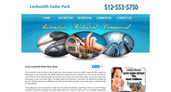 Desktop Screenshot of locksmith-cedarpark.com
